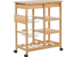 Carrello portavivande MORINO Bambù Marrone chiaro