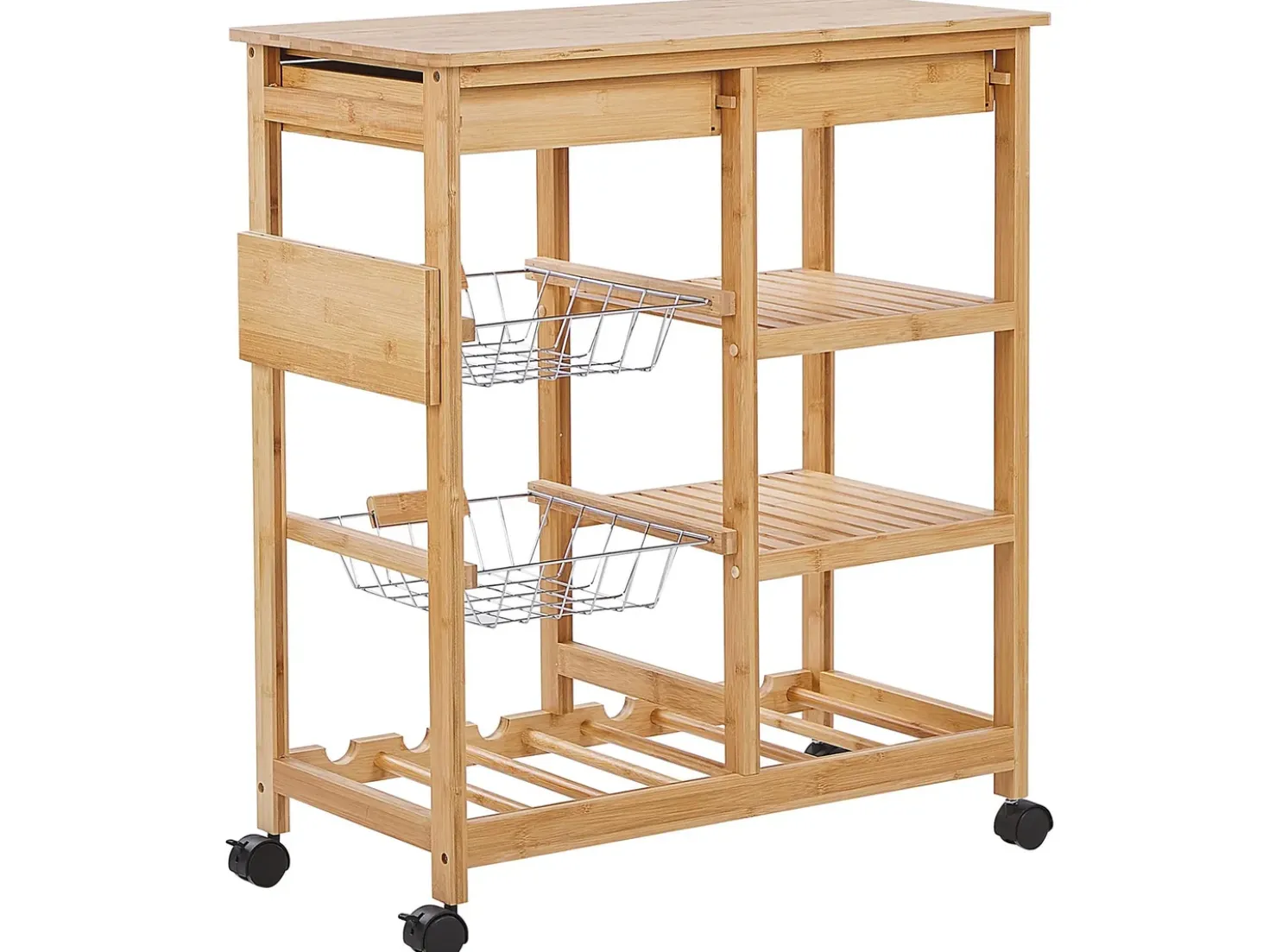 Carrello portavivande MORINO Bambù Marrone chiaro