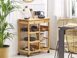 Carrello portavivande MORINO Bambù Marrone chiaro