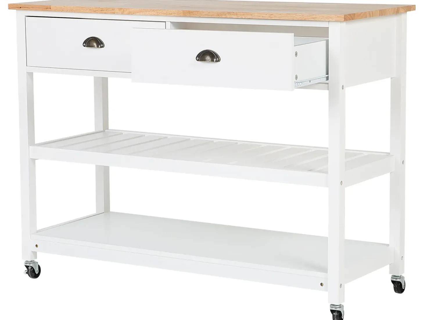 Carrello portavivande NAVARINO Legno Bianco
