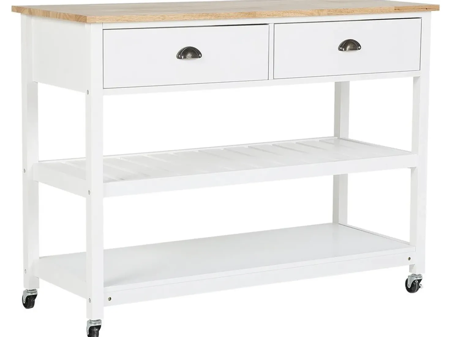 Carrello portavivande NAVARINO Legno Bianco