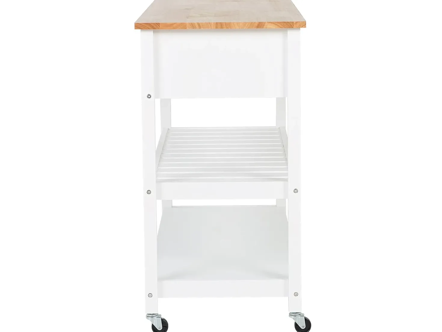 Carrello portavivande NAVARINO Legno Bianco