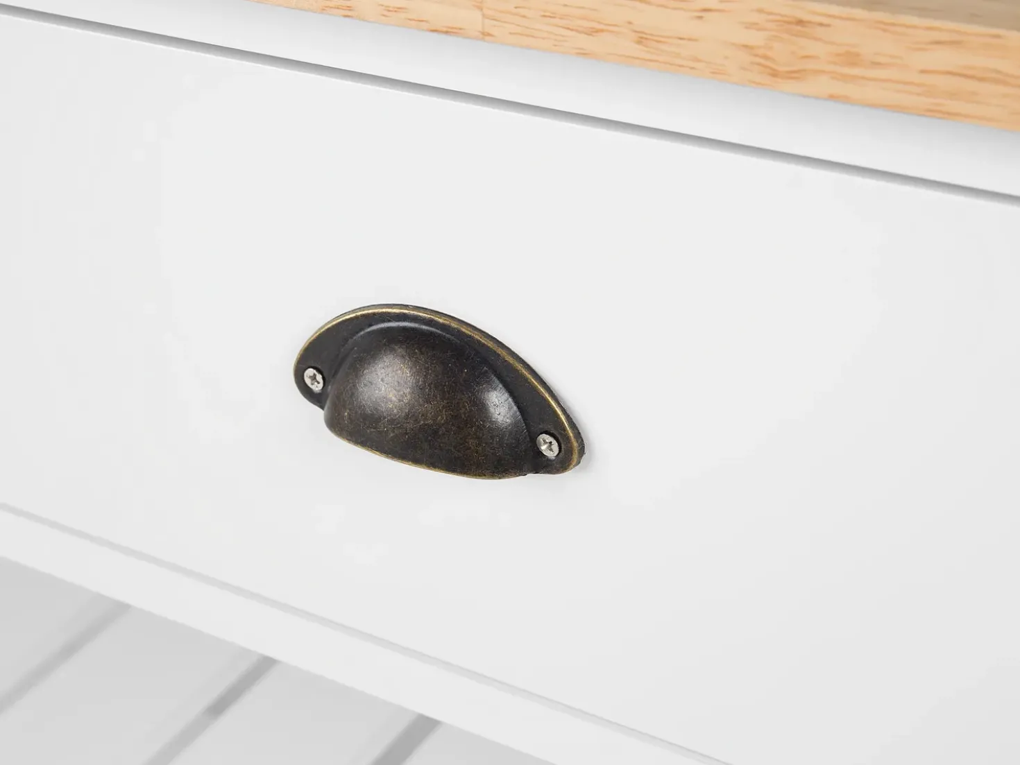 Carrello portavivande NAVARINO Legno Bianco