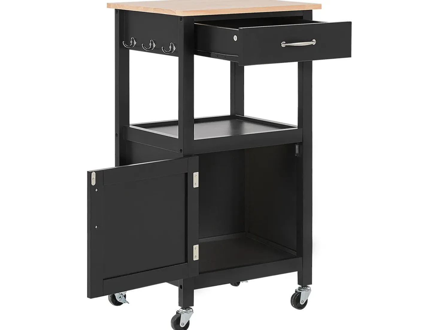 Carrello portavivande SIENA Nero
