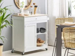 Carrello portavivande TRAPANI Bianco