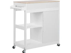 Carrello portavivande TRAPANI Bianco