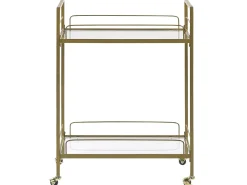 Carrello portavivande VENETA Metallo Oro