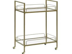Carrello portavivande VENETA Metallo Oro