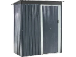 Casetta da giardino AISONE 150 cm 89 cm Grigio grafite