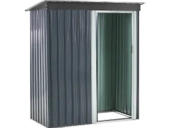 Casetta da giardino AISONE 150 cm 89 cm Grigio grafite