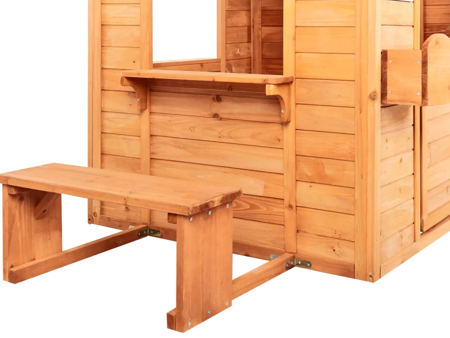 Casetta da giardino AMPELIKO Legno di abete Marrone