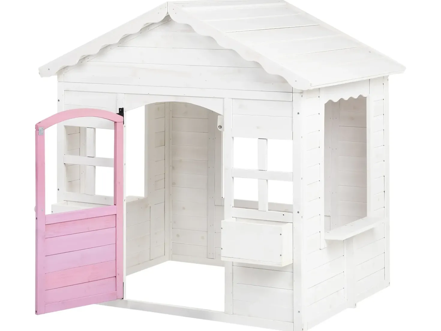Casetta da giardino NIKAIA Legno di abete Bianco