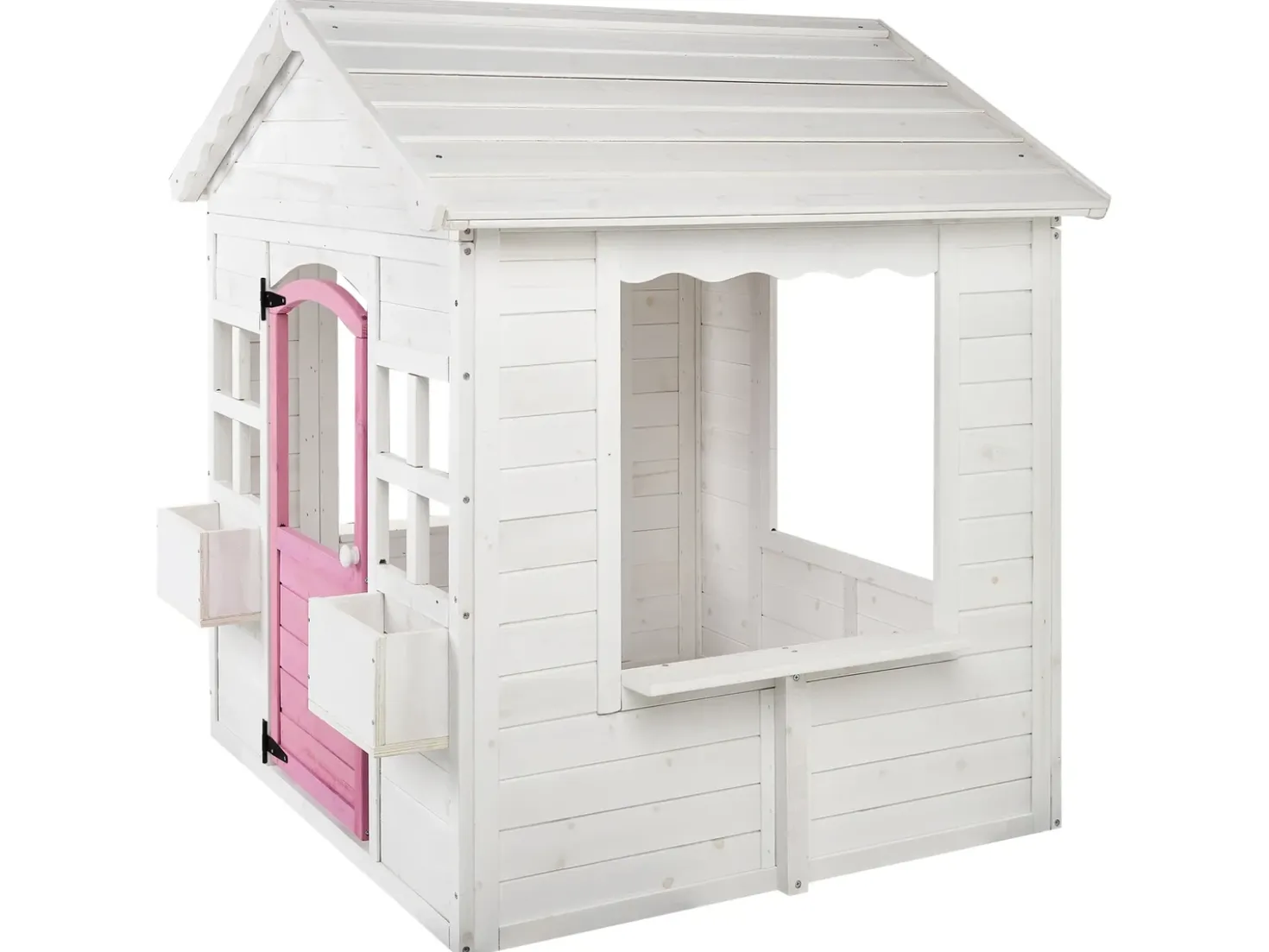 Casetta da giardino NIKAIA Legno di abete Bianco