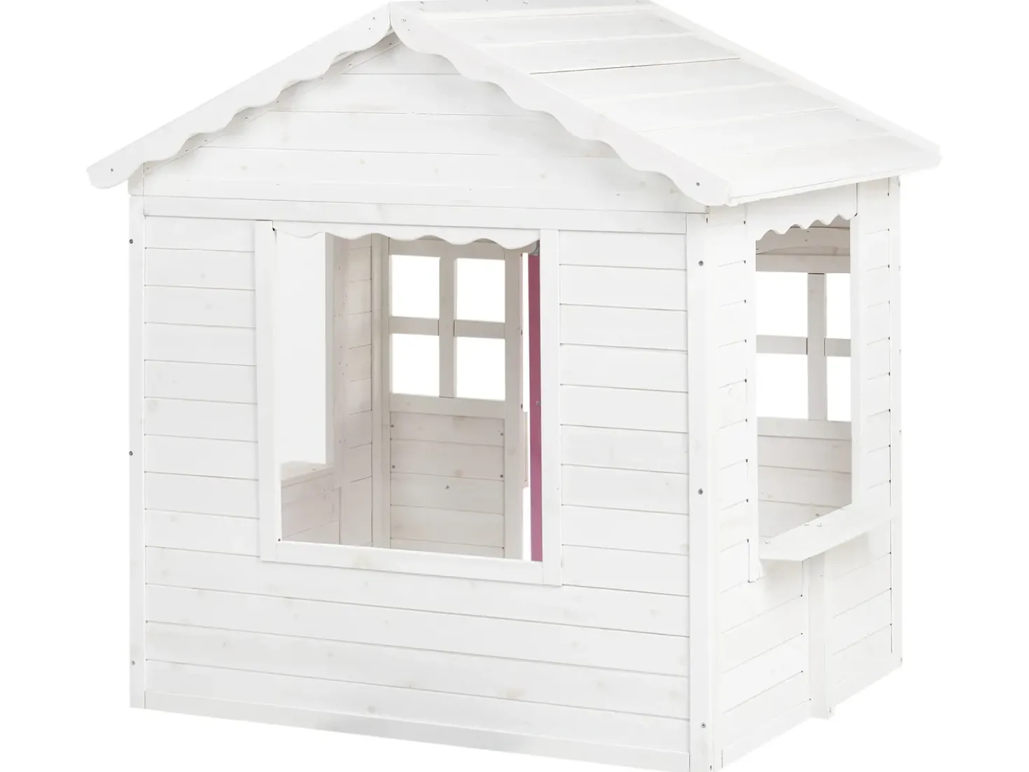 Casetta da giardino NIKAIA Legno di abete Bianco