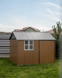 Casetta da giardino NOCCIANO 313 cm 220 cm Marrone
