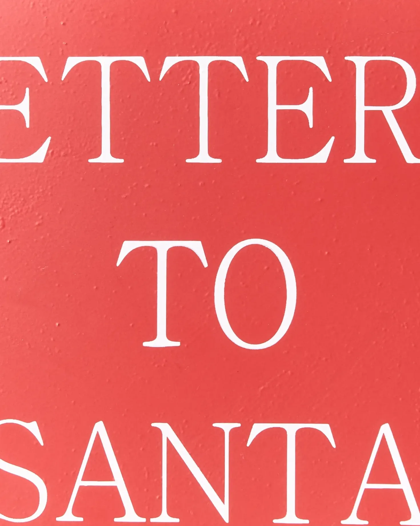 Cassetta postale di Natale FORSSA 30 cm Rosso