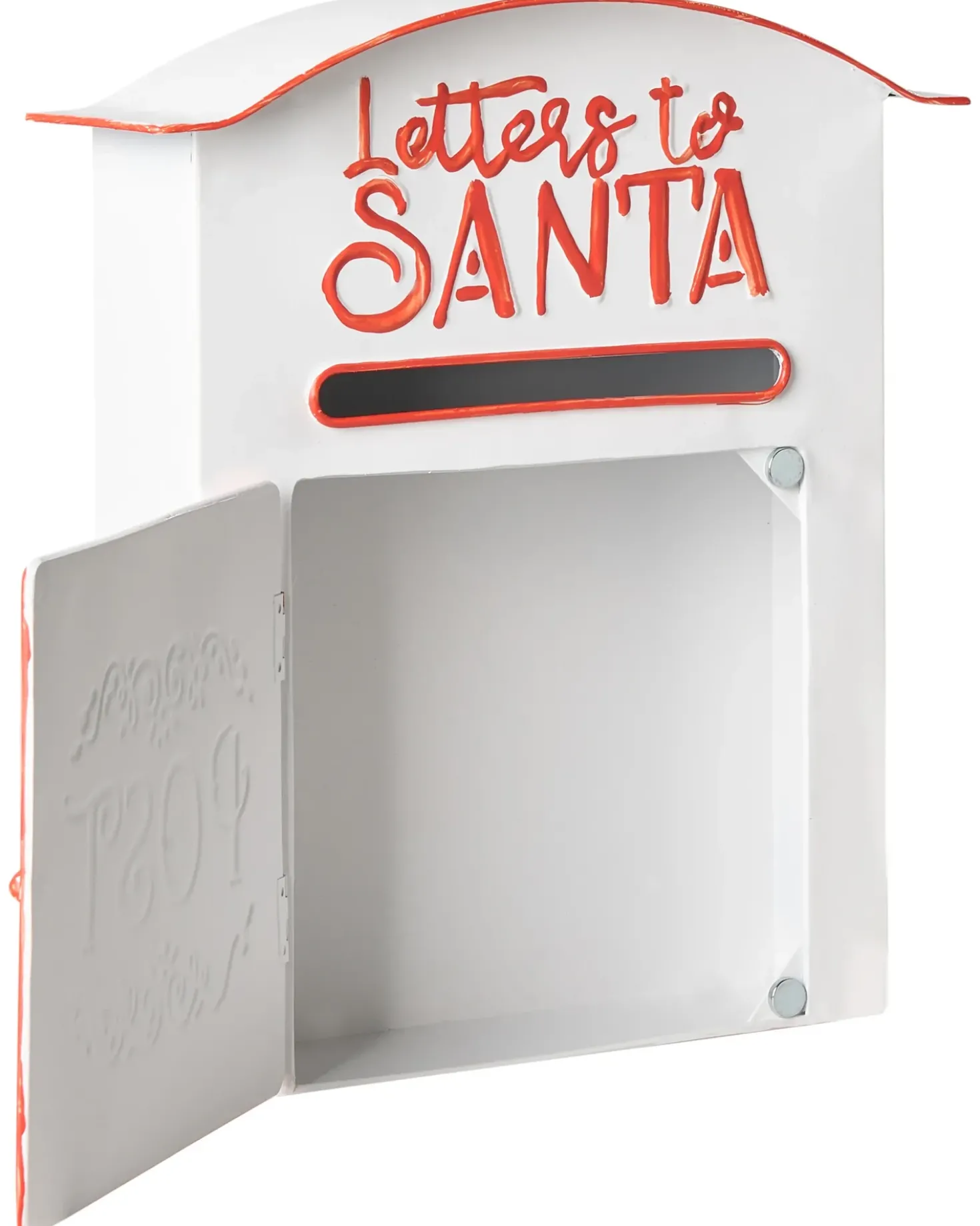 Cassetta postale di Natale ESPOO 30 cm Bianco