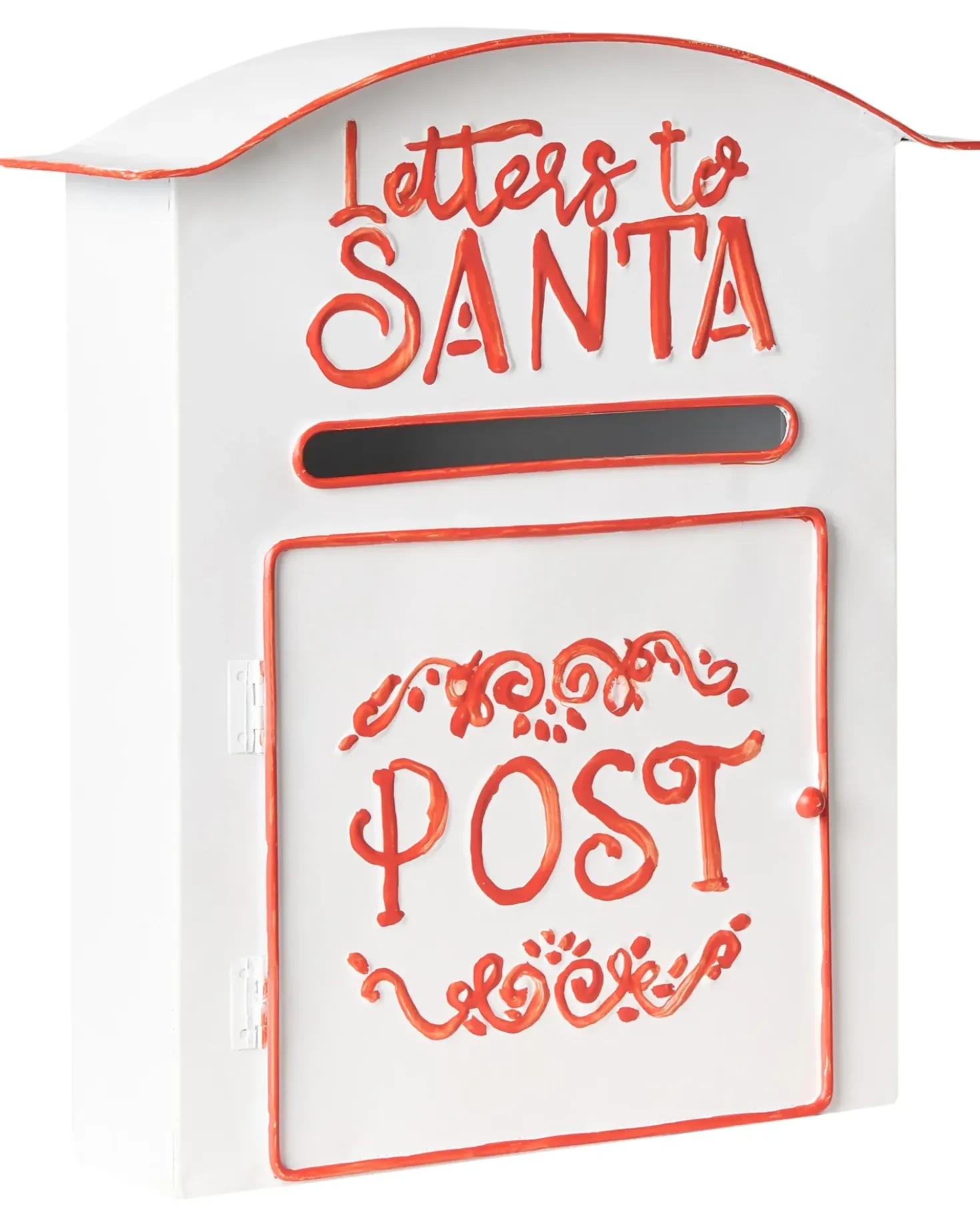Cassetta postale di Natale ESPOO 30 cm Bianco