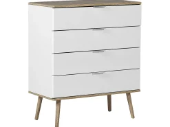 Cassettiera 4 cassetti WALPI Bianco