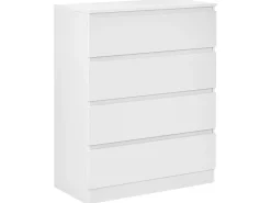 Cassettiera 4 cassetti WINNIPEG Bianco