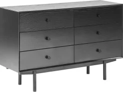Cassettiera a 6 cassetti ALCESTER Nero