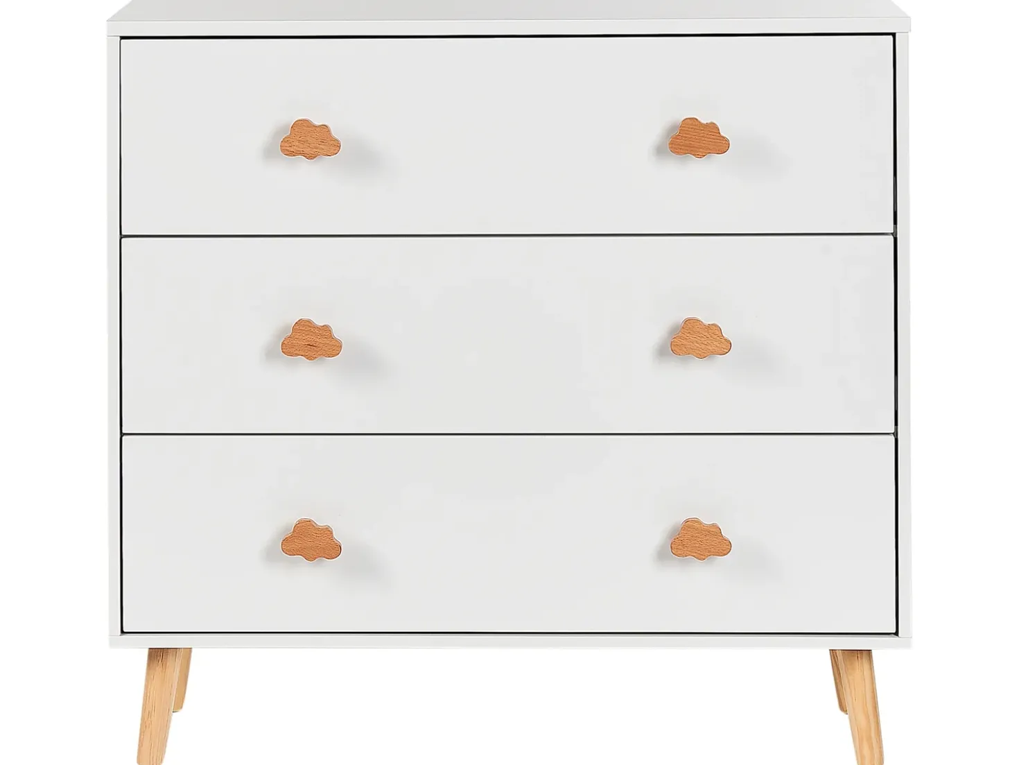 Cassettiera a 3 cassetti CLOUDY Bianco