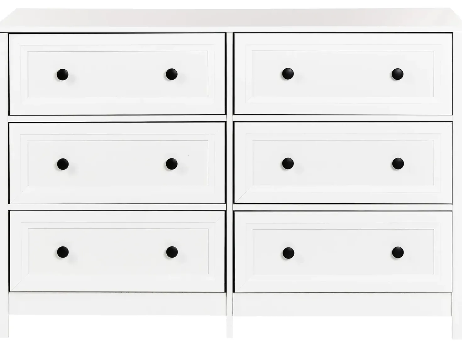 Cassettiera a 6 cassetti HAZELVALE Bianco