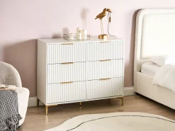 Cassettiera a 6 cassetti WALCOTT Bianco