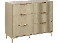Cassettiera a 6 cassetti WALCOTT Beige