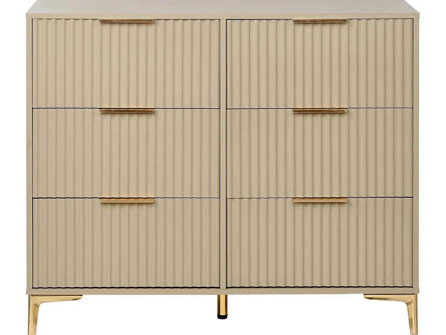 Cassettiera a 6 cassetti WALCOTT Beige