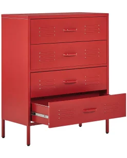 Cassettiera ENAGO Metallo Rosso