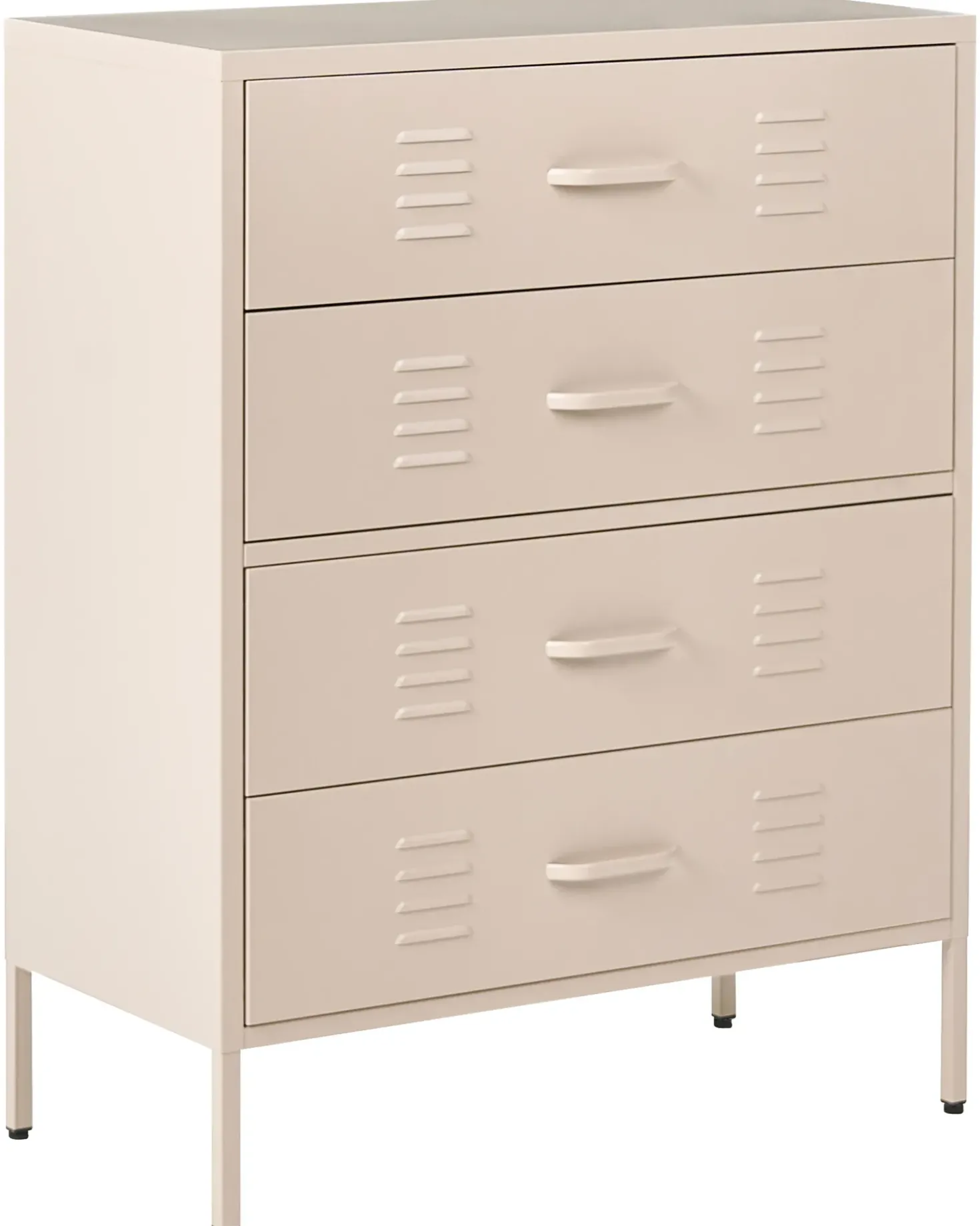 Cassettiera ENAGO Metallo Beige chiaro