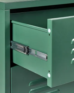 Cassettiera ENAGO Metallo Verde scuro