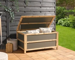 Cesta ACATE 121 cm 72 cm Grigio