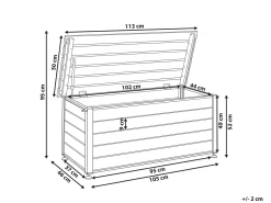 Cesta CAMPALTO 113 cm 50 cm Bianco