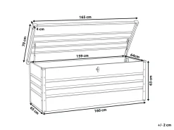Cesta CEBROSA 165 cm 70 cm Blu