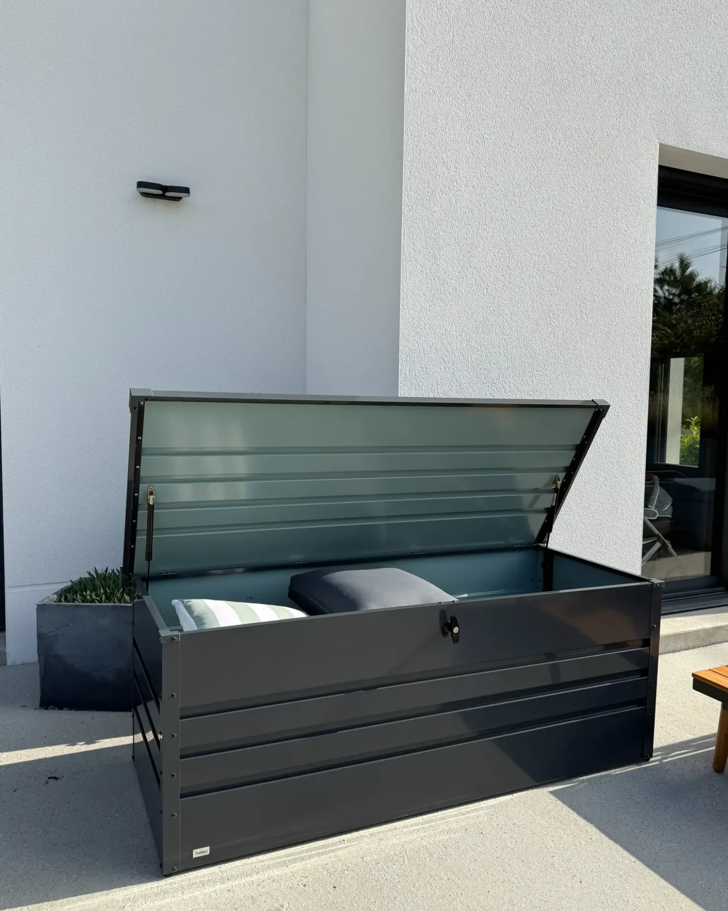 Cesta CEBROSA 165 cm 70 cm Grigio grafite