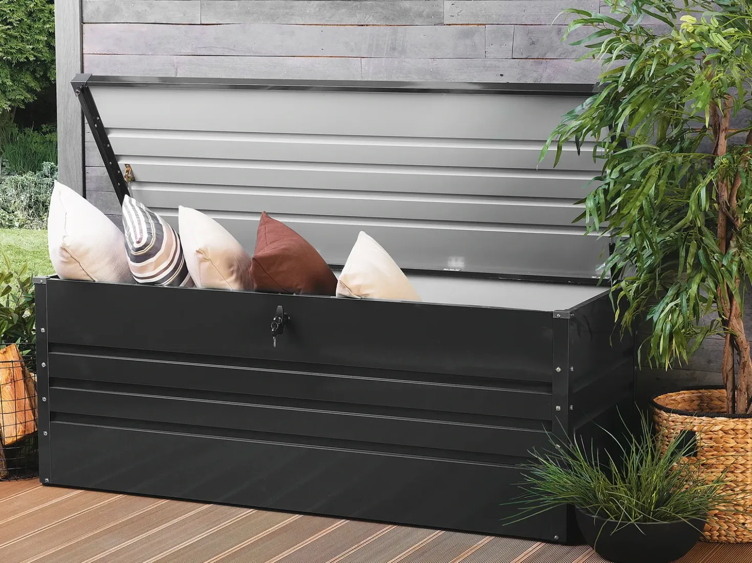 Cesta CEBROSA 165 cm 70 cm Grigio grafite