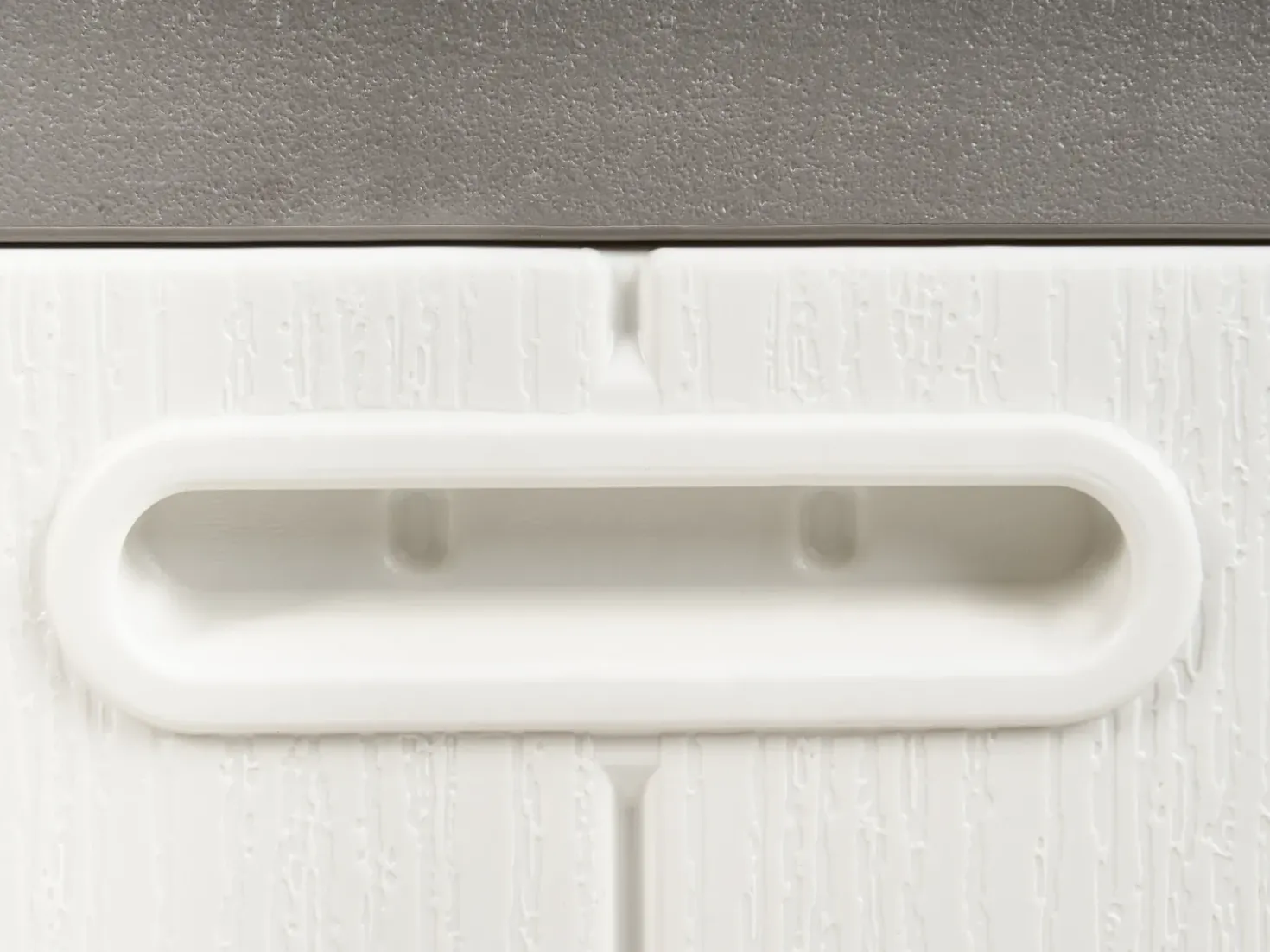 Cesta MILIES 116 cm 60 cm Bianco