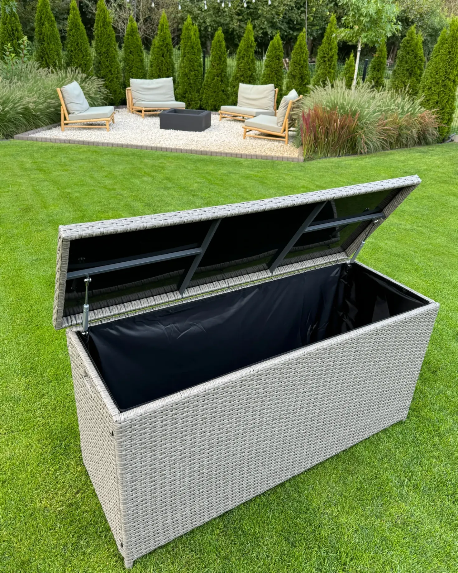 Cesta MODENA 126 cm 46 cm Tortora