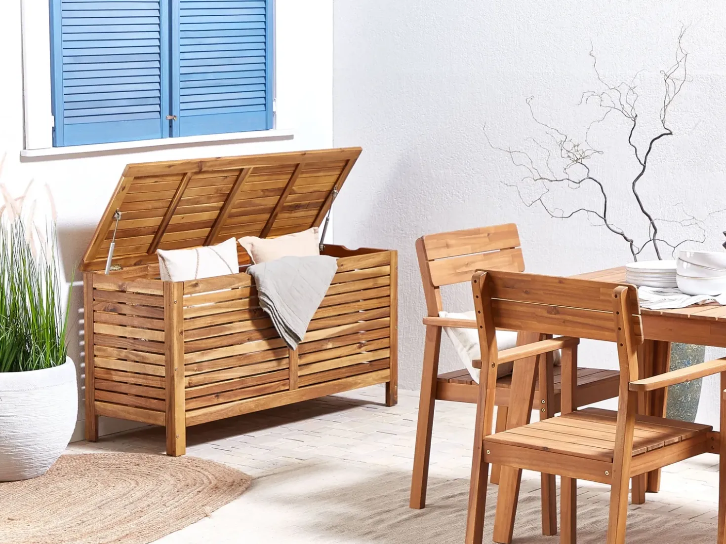 Cesta RIVIERA 130 cm 48 cm Marrone chiaro