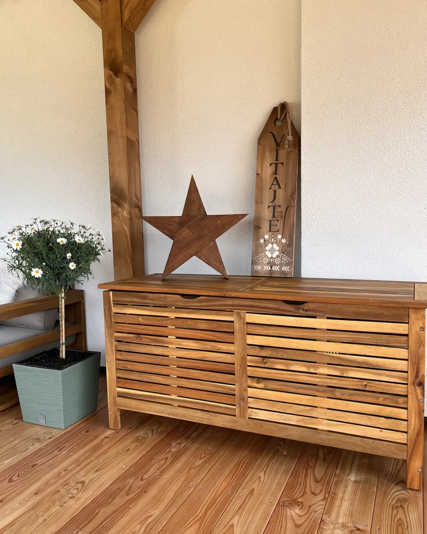 Cesta RIVIERA 130 cm 48 cm Marrone chiaro