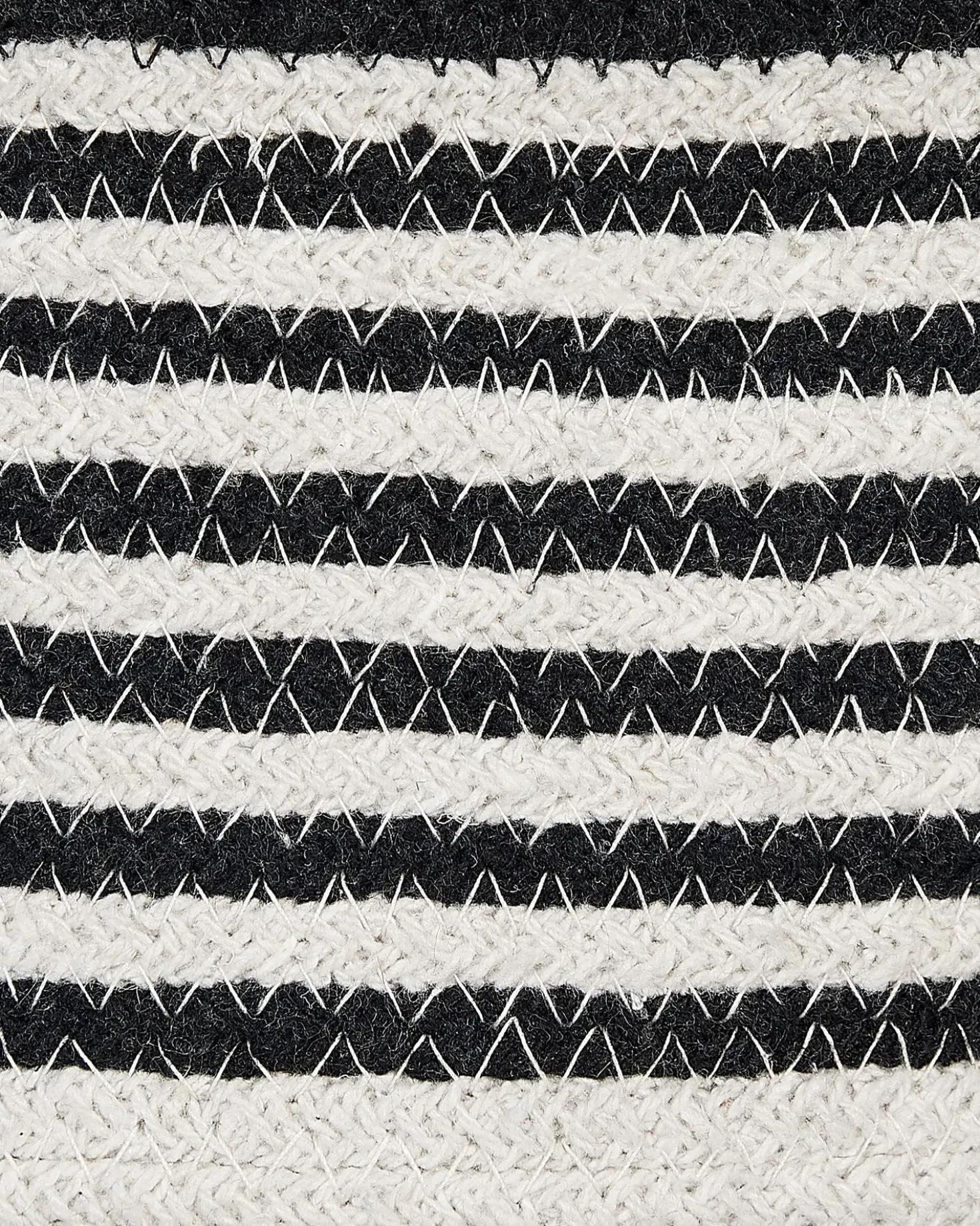 Cestino ARRAH Cotone Nero/Bianco