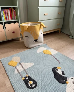 Cestino per bambini Volpe HARRORI Cotone Beige