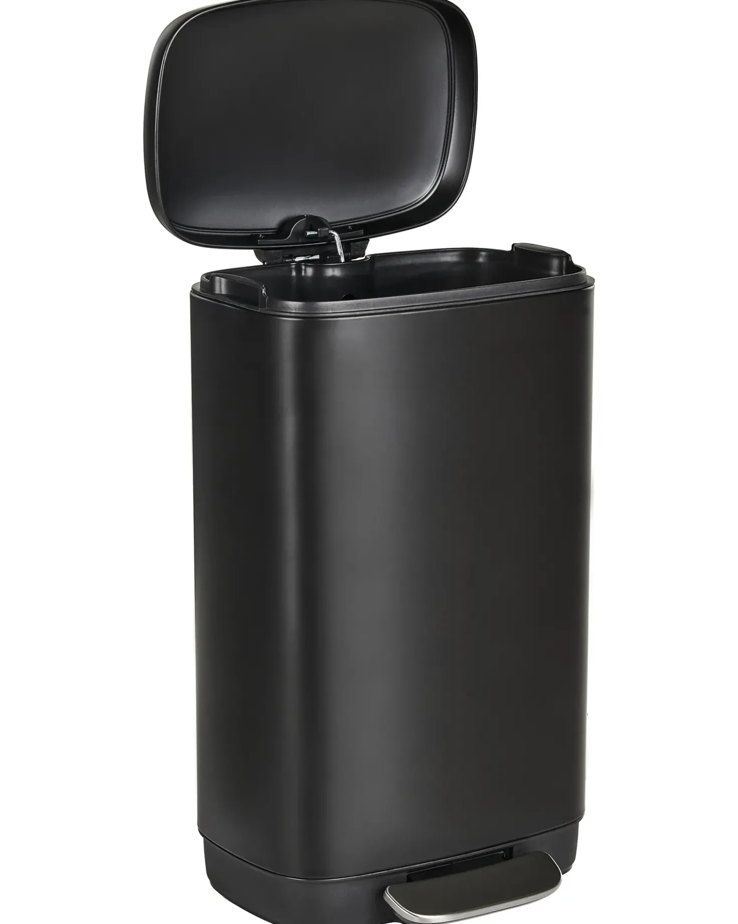 Cestino per i rifiuti 30 L ECOCOLLECT Metallo Nero