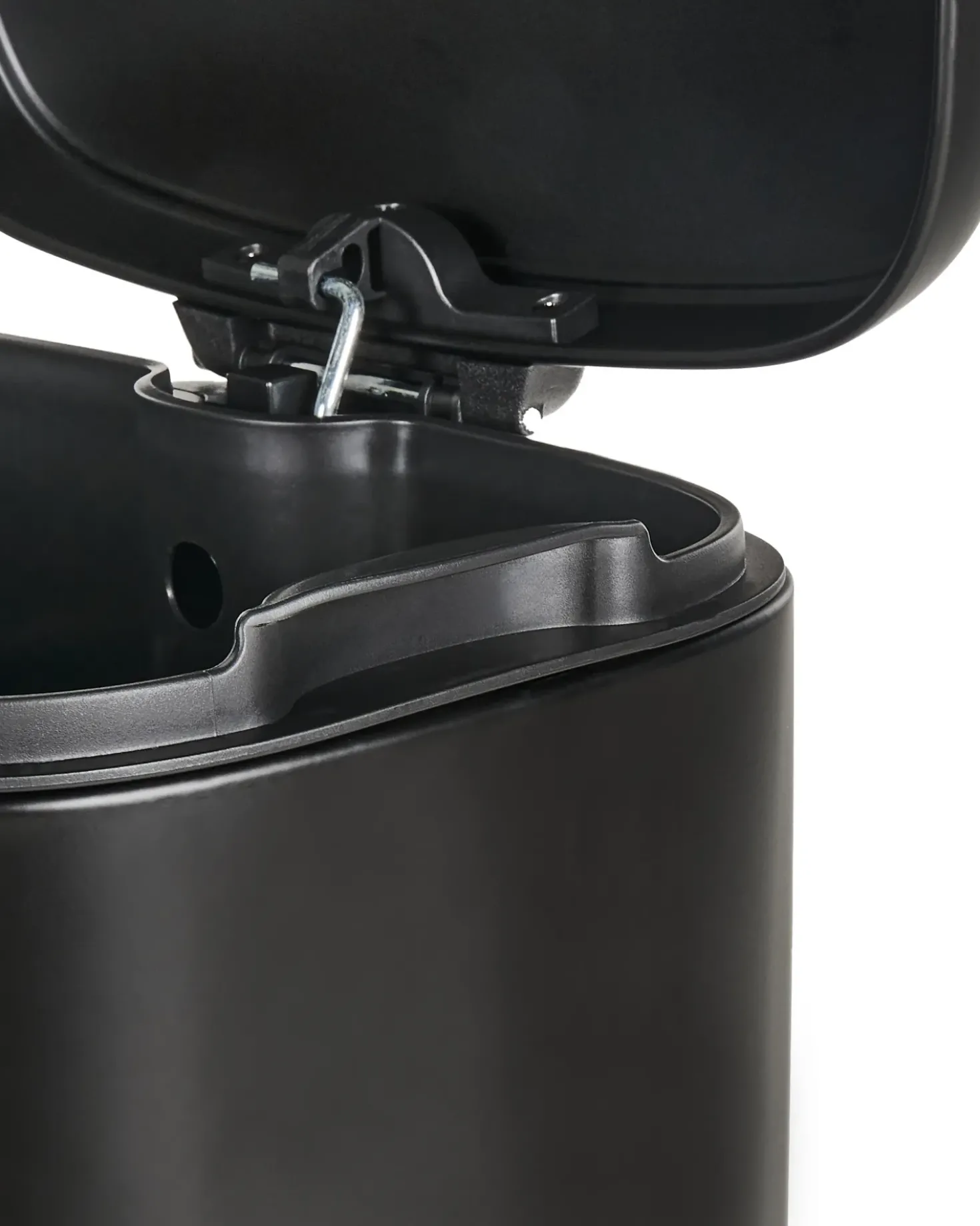 Cestino per i rifiuti 30 L ECOCOLLECT Metallo Nero