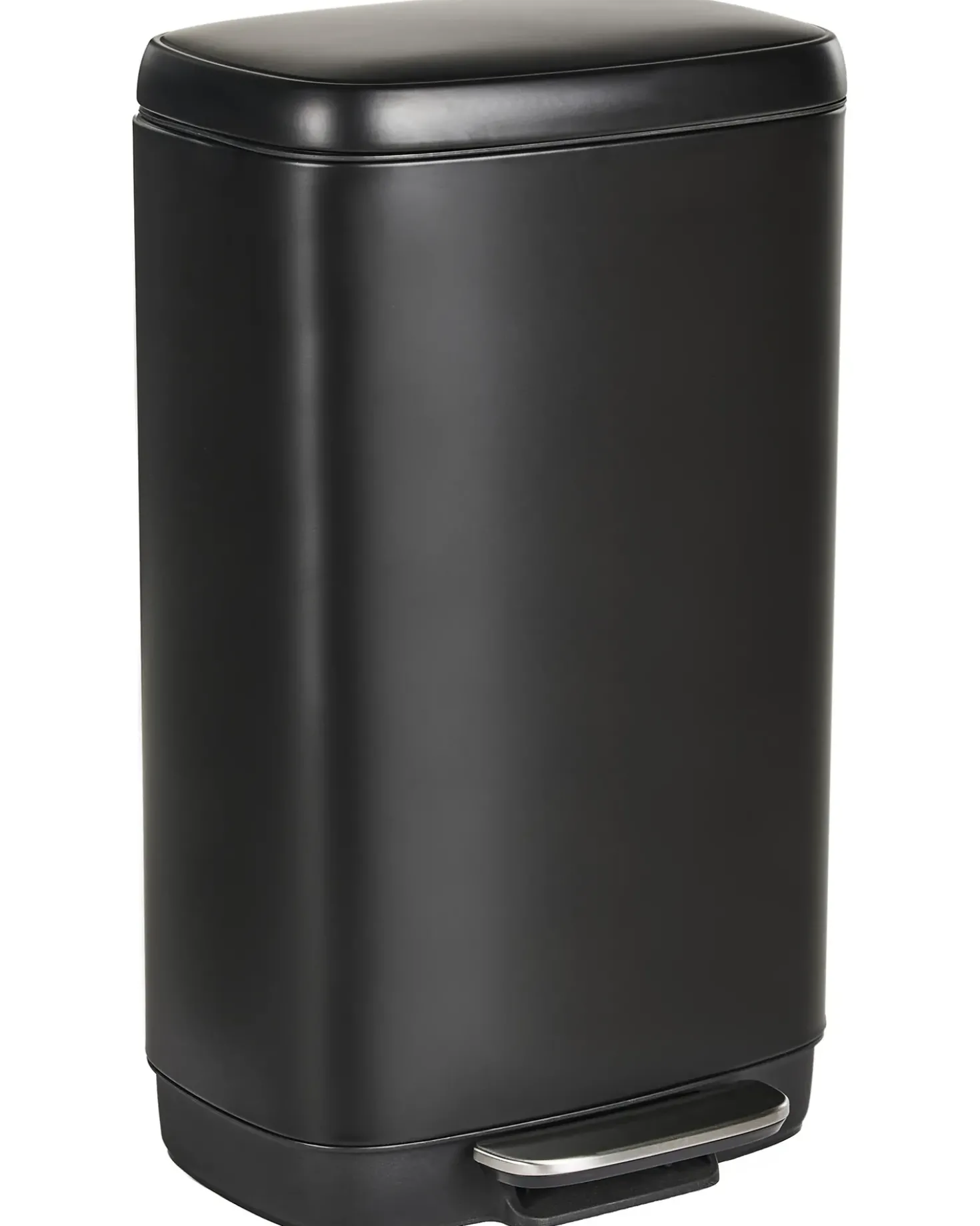 Cestino per i rifiuti 30 L ECOCOLLECT Metallo Nero