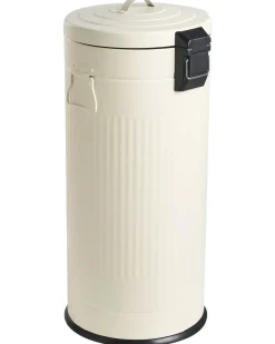 Cestino per i rifiuti 30 L ECOAURA Metallo Beige