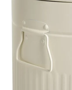 Cestino per i rifiuti 30 L ECOAURA Metallo Beige