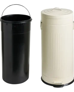 Cestino per i rifiuti 30 L ECOAURA Metallo Beige